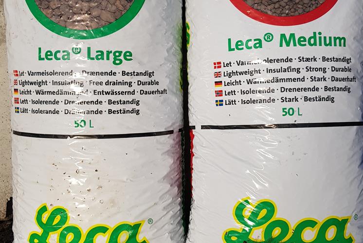 Leca medium el. large poser a 50 liter